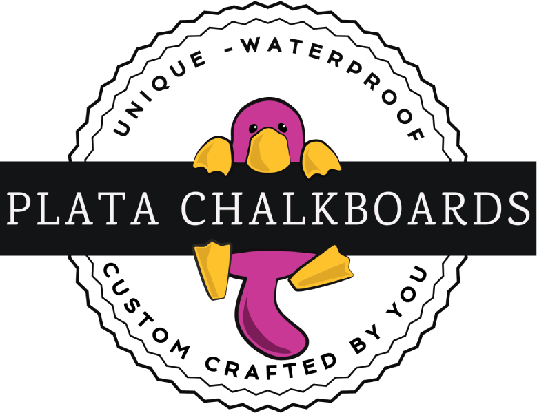 Plata Chalkboards Logo
