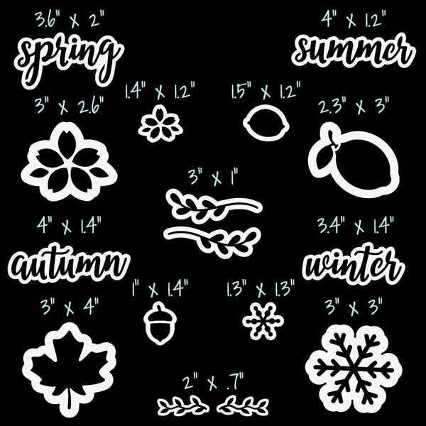 🧲 Magnetic Seasonal Chalk Stencils- Easy Chalk Art All Year - Plata Chalkboards