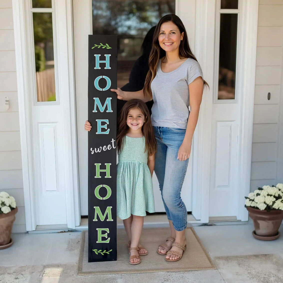 Outdoor Chalkboard Welcome Sign Craft Kit