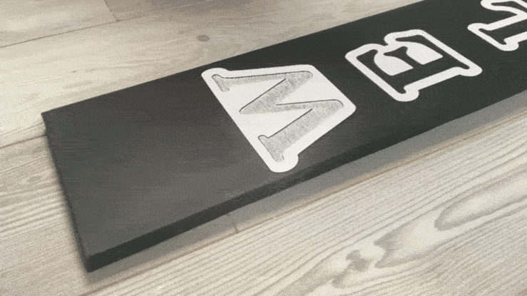 How to remove letter stencils from board without stencil bleed