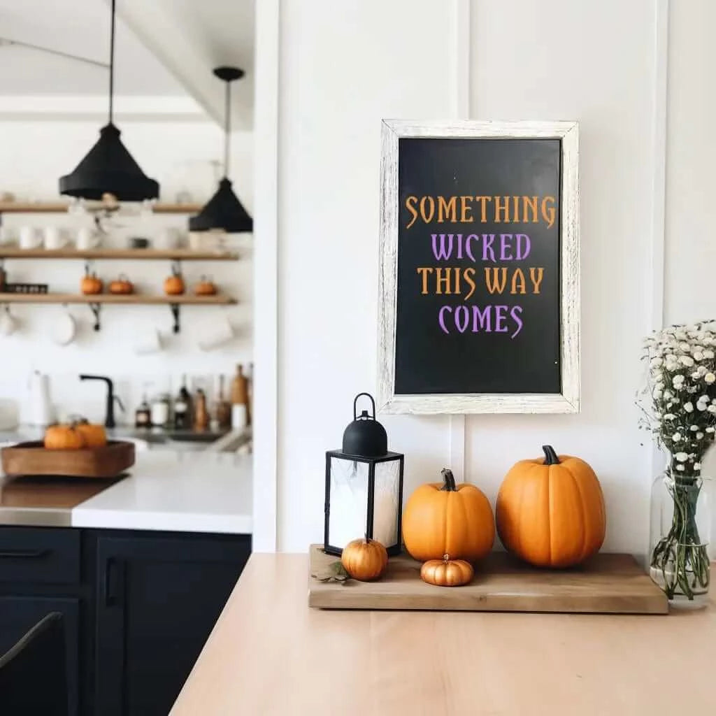 Halloween Letter Stencils - Plata Chalkboards