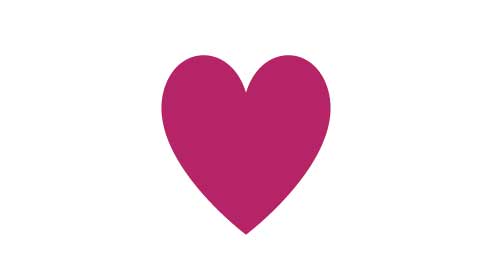 A heart for Plata Chalkboards 60 Day Guarantee, if you don't love your chalkboard return for a full refund