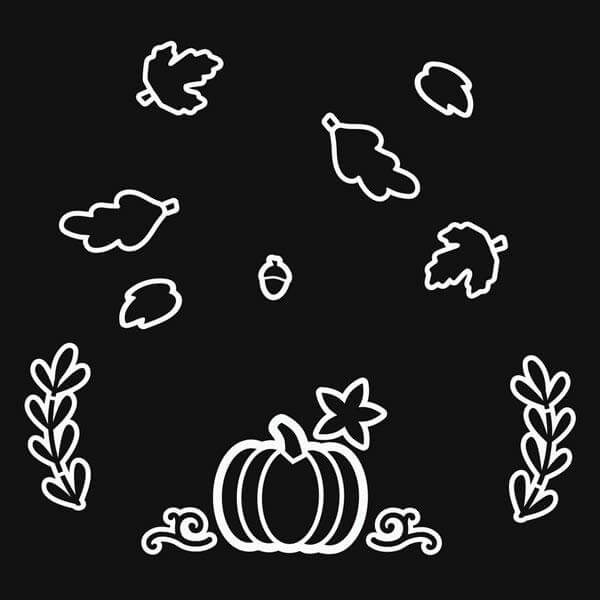 Seasons Stencil Calligraphy Pack 1